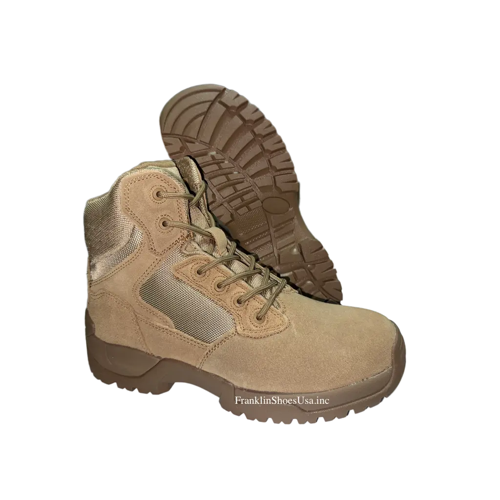 Men's Military Tactical Combat Ankle Hiking Boots with Ankle Protection