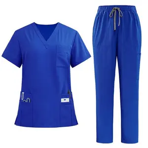 product: Nurse Doctor Uniform, New and Surgical Handwashing Clothes, Operating Room Straight Pants, Solid Color Set        Hwashing