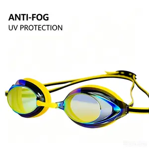 Professional Racing Swim Goggles, Anti-Fog Waterproof Low-Drag Swimming Goggles for Adults, Lightweight UV Protection Swim Glasses for Competition Training swedish