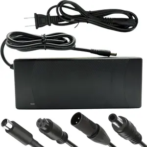 Fast Charger 48V-54.6V 3A for Bicycles Compatible with Lectric XP4/1.0/2.0/3.0/Lite 2.0 and EAhora X7 & iScooter i10 Max 48V electric scooters Also suitable for electric bicycles Not compatible with lead-acid batteries trot in ette electrique