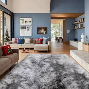 10x14 ft Large Pile Rug - Area Rug - Soft and Fluffy Rug - Modern Pile Rug for Bedrooms, Living Rooms, and Indoors - Christmas and Thanksgiving Gift