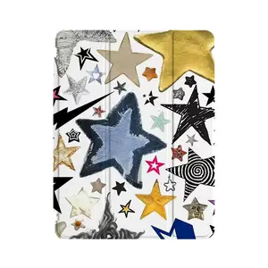 Star Pattern Tablet Case with Pen Slot, Soft Shockproof Tablet Protective Cover, Automatic Sleep/Wake Feature Tablet Case for iPad, Tablet Casing