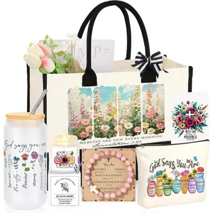 Christian Religious Gifts for Women, Mothers Day Birthday Gifts for Women, Best Friend Sister Mom Friendship Christmas Valentines Easter Ideas Present Basket of 6