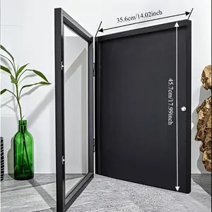 Modern Jersey Shadow Box - Black Framed Modern Frames Display Case for Basketball & Football Jerseys. Premium Wall Art for Man Cave & Game Room