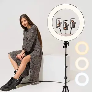 Remote LED Ring Light 22-Inch with Tripo