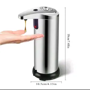 Automatic Soap Dispenser 11.16 Ounce Non-Contact Liquid Soap Dispenser for Bathrooms Kitchens Manual & Automatic Features