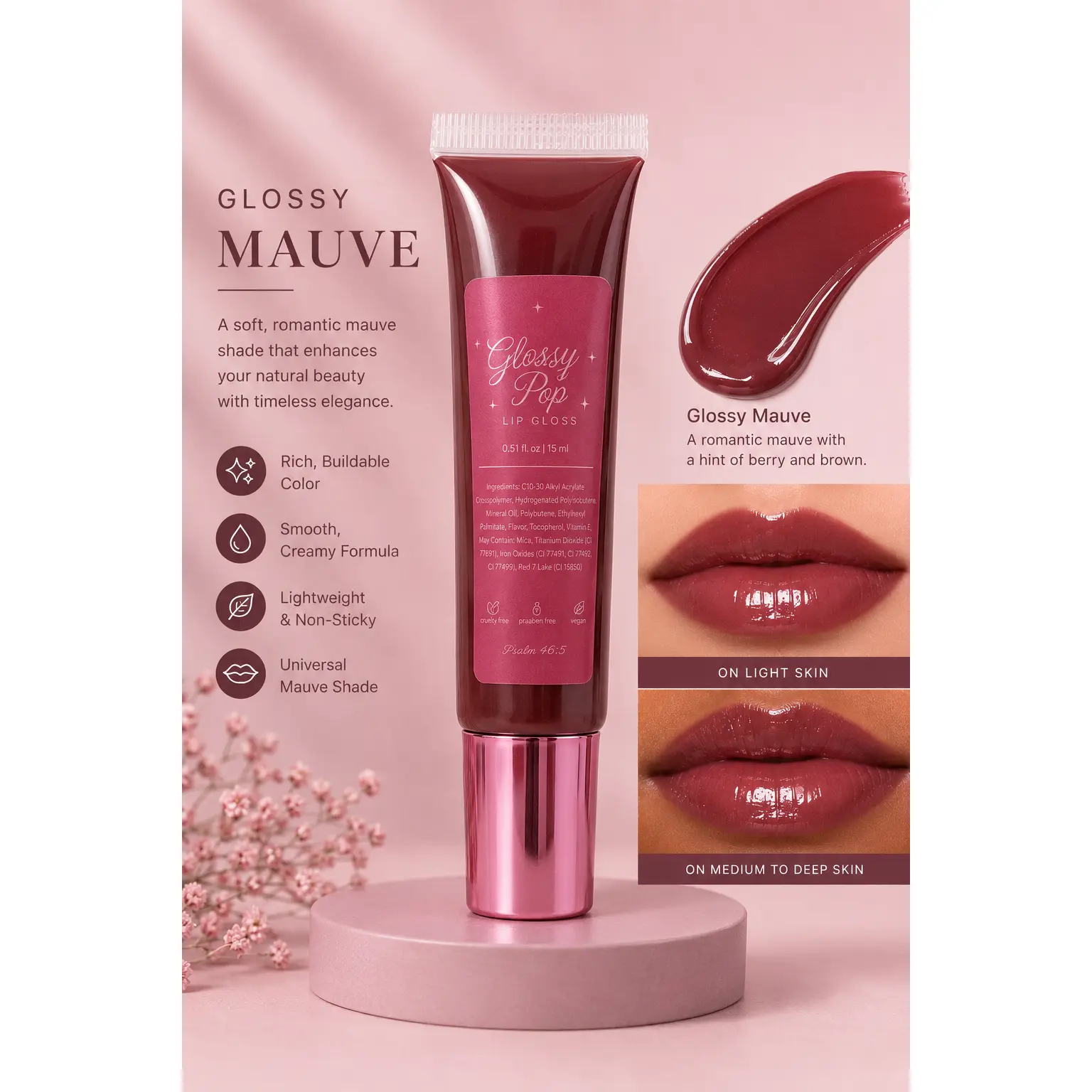 Glossy Mauve