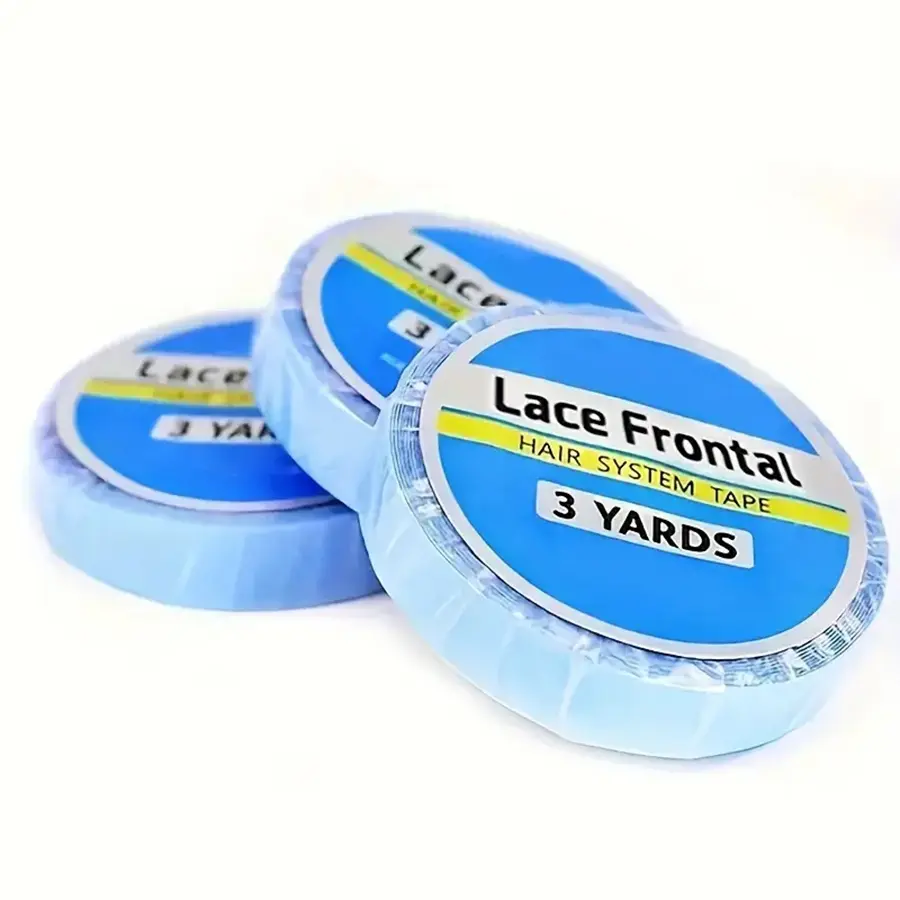 3 Yard 0.8cm Double Sided Wig Tape, Double Sided Tapes - Strong Waterproof Adhesive, Transparent, Lace Front Wig Friendly, Easy to Remove, Long-Lasting Hold, Hypoallergenic - Ideal for Wig, Toupee, and Hairpiece Applications