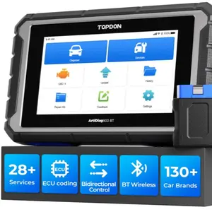 OBD2 Scanner with ECU Coding: TOPDON AD900BT Bidirectional Tool for Complete Car Diagnostics and Services