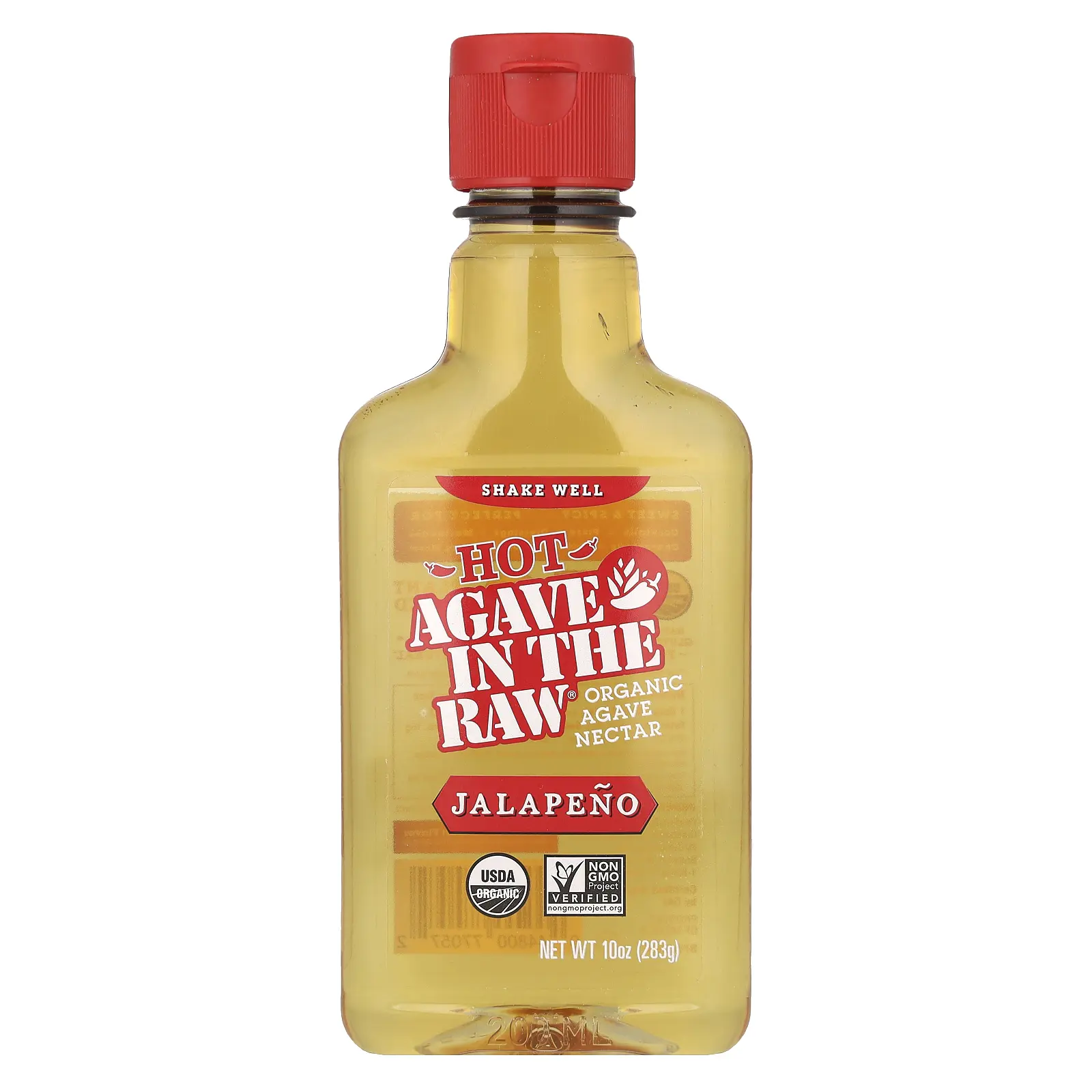 In the Raw Organic Hot Agave In The Raw®, Jalapeno, 10 oz (283 g)