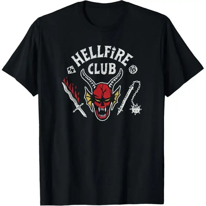 4 Hellfire Club Skull & Weapons T-Shirt singlet