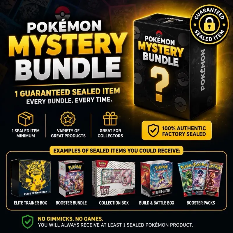 guarnteed sealed mystery bundle booster bundle etb or chinese pack
