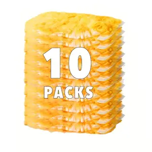 Disposable Duster Refill, 10pcs/set Disposable Electrostatic Duster Refill, Household Cleaning Tool for Electronics, Furniture & Ceiling Fans, Electrostatic Duster Cloths