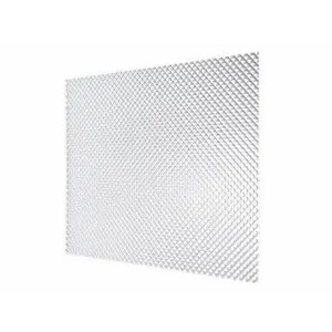 F12-100/2323 | Clear Prismatic Light Panels | Fluorescent Light Cover Replacement | Size: 23.75" x  23.75" x  .100" | Select # of Packs