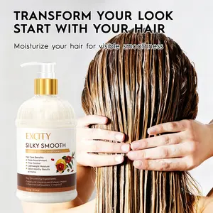 EXCITY Silky Smooth Conditioner for Silky Smooth & Tangle-Free Hair with Collagen Protein and Vitamin E