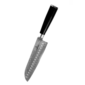 Damascus VG10 Steel Santoku Knife Classic Wave