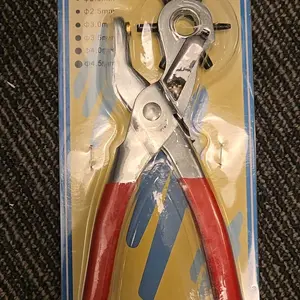 Portable Handheld Multifunctional Hole Punch Tool, Professional Pu Leather Compatible Tool for Paper, Home and Daily Industrial Use Summervibes