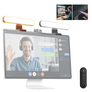 NEEWER L10 BASICS 12W Dual Monitor Light Bar with Stands, LED Desk Lamp for Home Office Video Conference Lighting Computer Laptop Webcam Zoom Streaming, Bi Color, Remote/Touch Control Dimmable