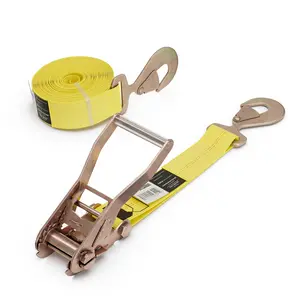 2 inch Ratchet Strap with Flat Snap Hooks