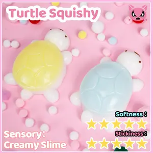 [Gifts for Kids] 2025 Handmade Turtles taba Squishy Soft& Sticky Squezze Toys Turtle Squishies  - Stress Relief Toy taba squishy deck