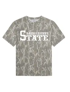 Mossy Oak Mississippi State White - Short Sleeve T-Shirt | Classic & Comfortable