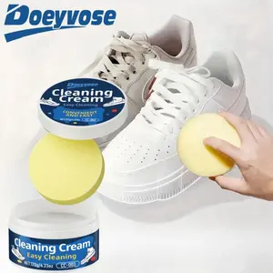 Doeyvose Shoe Cleaner Cream, Effective Stain Remover for Cars Seats, Paint Surfaces, RV Bathrooms, Kitchens, Multi-Purpose Cleaning