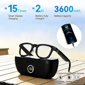 2026 New Modern X01-AI 4K Smart AI Camera Glasses with Photochromic Lenses - 6-Axis Stabilization, Image Recognition, Real-Time Translation, ENC Support for Bluetooth Calls, Rechargeable with Charging Case, Stylish Travel Accessory outdoorfun
