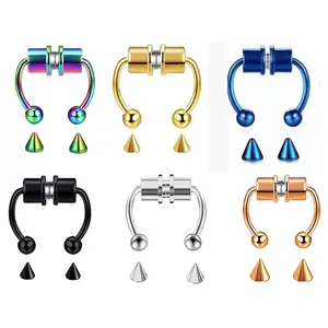 Magnetic Septum Nose Ring - Fake Septum Ring