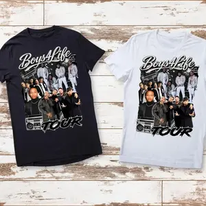B2K Boys 4 Life Tour T-Shirt, 90s R&B Concert Graphic Tee, Pretty Ricky B5 Bow Wow Fan Shirt, Unisex Hip Hop Retro Music Top