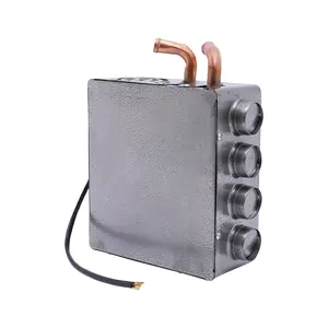 12V 8A Four-way Heater Copper Iron Grey Infinite Speed Regulation Blower Motor for Car Truck RV Van Excavator Harvester Vehicle Heating Vehicle Heater Compact / Space Saving 4-Way Heater Quick Warm