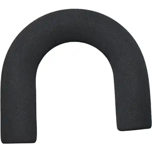 Foam Hand Grip Replacement for Standard Handle Canes, Thick Cushioned Foam, Black