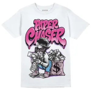 DopeSkill Graphic Tees Pink Collection Streetwear Unisex Cool T-Shirt Sneaker Colour Matching Paper Chaser Boy Graphic