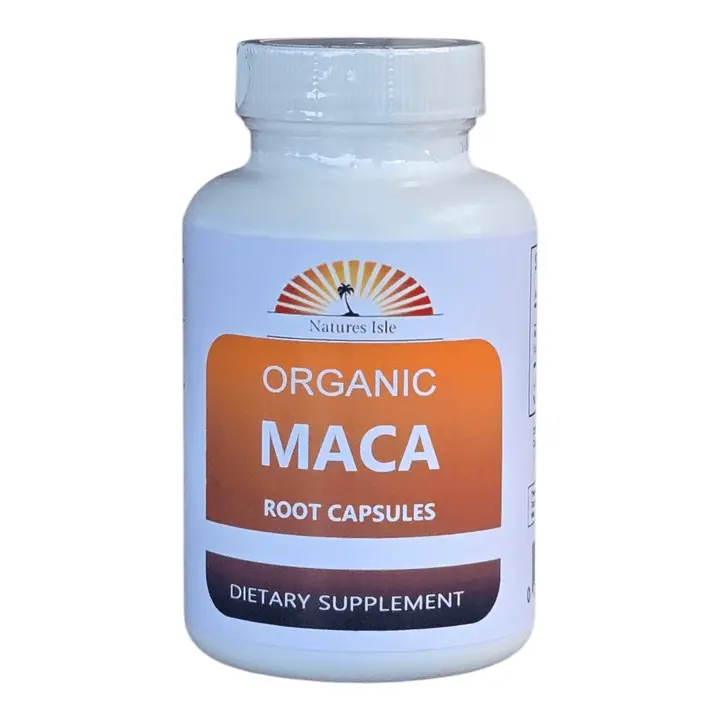 Organic Maca Root Capsules Health Supplement Nutrient Supplement