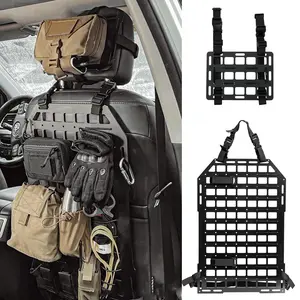 Rigid Molle Panels For + Headrest Panel Universal Seat Organizer Modular Storage & Display Gears Accessories