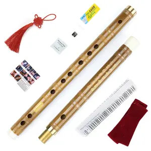 Chinese Bamboo dizi Flute Traditional Musical Instruments for beginner/professional C/D Key Transverse Flauta