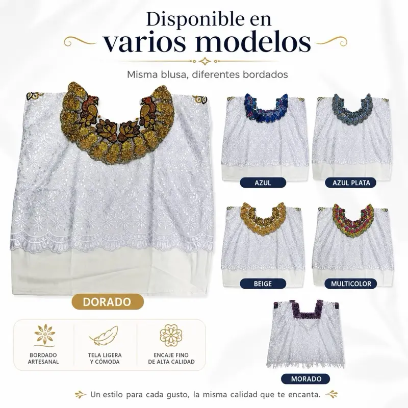 Women's Top Traditional Peasant Blouse - Soft Short Sleeve, Floral Embroidery, Lace Detail, Versatile Womenswear Clothing, Shirts, Soft Fabric, Floral Print