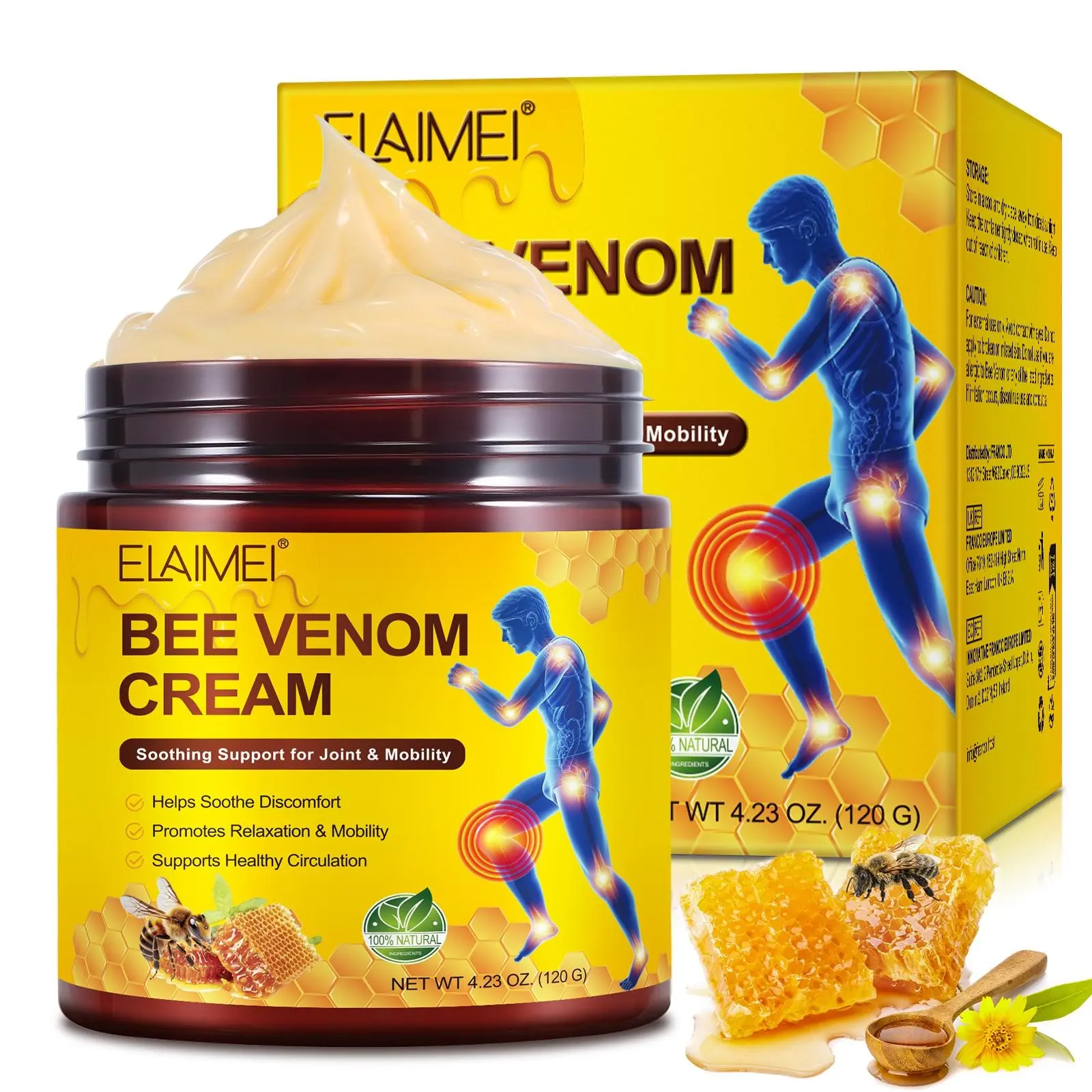ELAIMEI Skincare Calming Hydrating Massage Cream, with moisturizing and soothing ingredients that provide a comfortable sensation; suitable for both men and women; massage cream