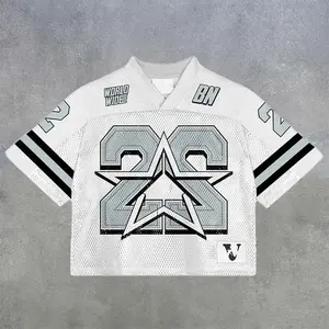 Vintage No.22 Digital Graphic Print Jersey
