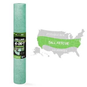 GrowTrax Tall Fescue Mix - Transition Mix Lawn Grass Seed Roll – Fast Growth, No Wash Away, Self-Repairing