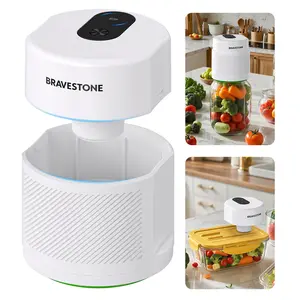 Mason Jar Vacuum Sealer Kit, 3-in-1 Automatic Electric Food Vacuum Sealer Machine for Canning Jars and Zipper Bags, Auto-stop ,White)