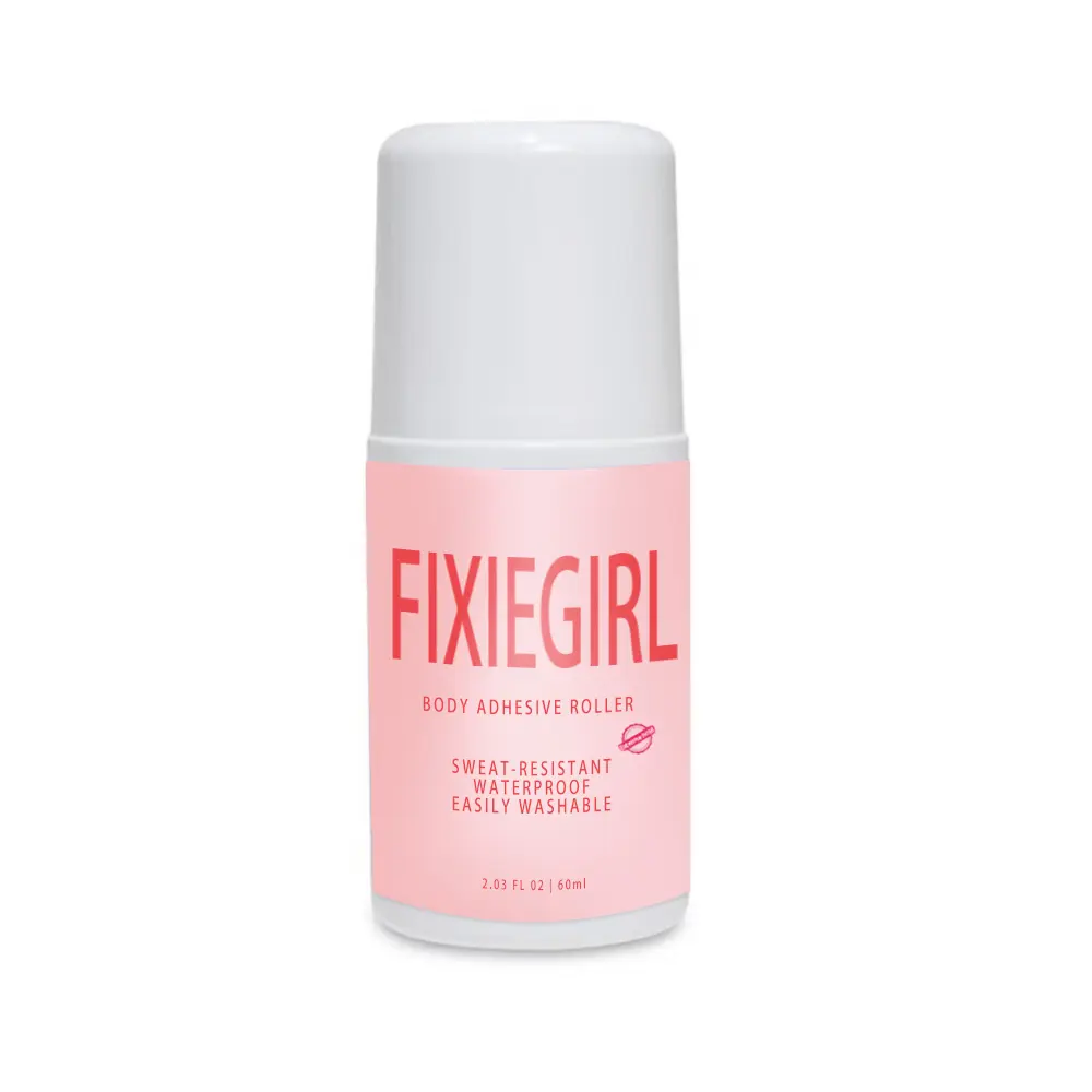 【Deals For You】60ml Body Adhesive Bra Tape - Invisible Fashion Pad Roll Bra Tape, Sweat-Resistant, Skin-Safe Instant Grip, No Mess No Residue, Prevents Wardrobe Malfunctions, Secures Dresses & Wigs, Body Glue Bra Tape, Invisible Fashion Adhesive Roller