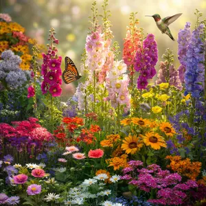 20 Variety Flower Seeds Collection Pack (22,050 Seeds) - Non-GMO Heirloom Wildflower Garden Mix, Easy to Grow, High Germination, 3-Season Blooms, Pollinator Friendly, Perfect for Cut Flowers, Cottage Gardens & Flower Borders
