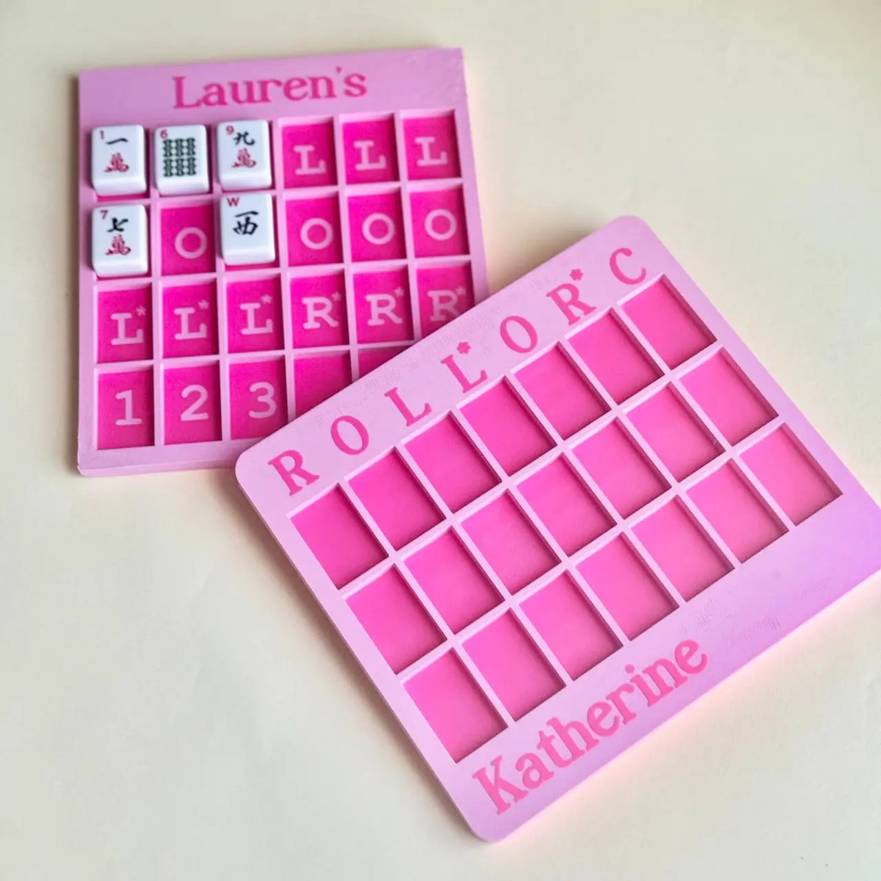 Personalized mahjong solo practice board