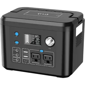 Portable Power Station 350W, 260Wh/70,000mAh Backup Lithium Battery, 110V Pure Sine Wave Power Bank with 2 AC Outlets, Portable Generator for Outdoors Camping Travel Hunting Emergency