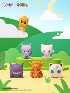 Pokémon Little Encounters Series Vol. 3 Figure | Cute Chibi Mewtwo Mew Gengar Dragonite Mini Ornament | Mystery Blind Box Collectible Toy Gift