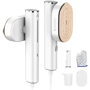 ELORTI Garment Steamer for Clothes，Hanrdheld Steamer & lron 2 In 1, Portable Travel Clothing Steamer lron,10s Fast Heat-Up,  Mini Garment Steamer & Iron，Holiday Gifts