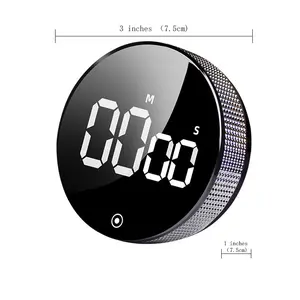 Digital Kitchen Timer (Magnetic, Large LED Display, Countdown/Countup)