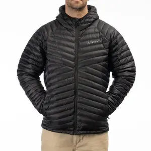 KLIM ARETE HOODED JACKET - BLACK