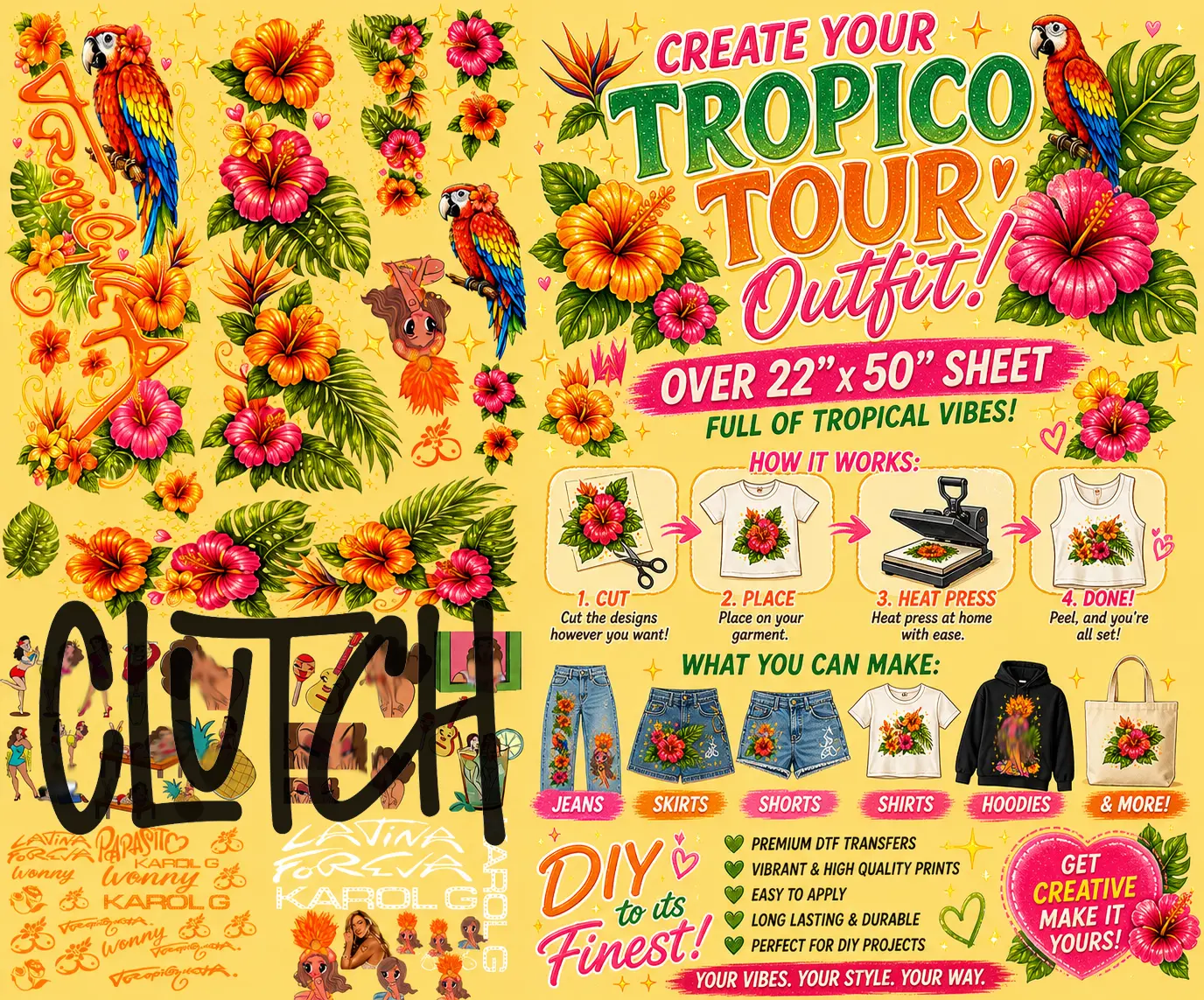 TropiTour DIY decals TropiTour DIY decals