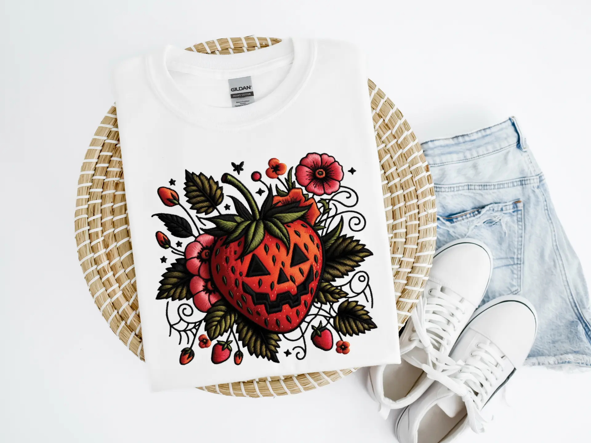 Summer Strawberry Spooky Shirt Summer Strawberry Spooky Shirt